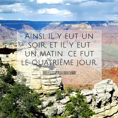 Genèse 1:19 Verset biblique expliqué