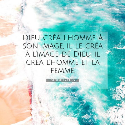 Genèse 1:27 Verset biblique expliqué