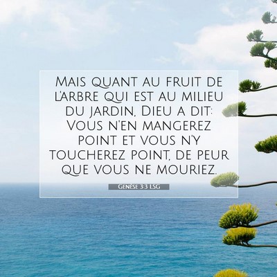Genèse 3:3 Verset biblique expliqué