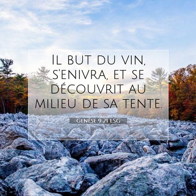 Genèse 9:21 Verset biblique expliqué