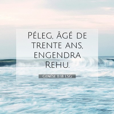 Genèse 11:18 Verset biblique expliqué
