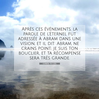 Genèse 15:1 LSG Image du verset biblique