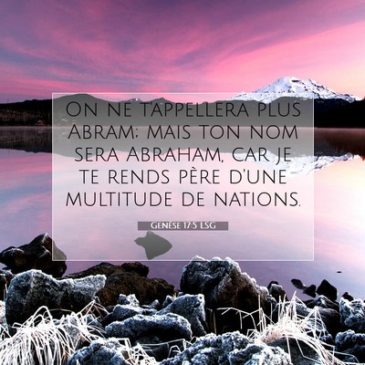 Genèse 17:5 Verset biblique expliqué