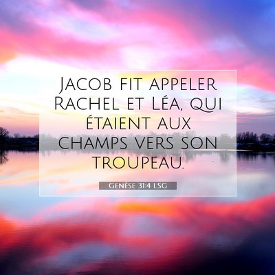 Genèse 31:4 Verset biblique expliqué