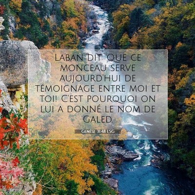 Genèse 31:48 Verset biblique expliqué