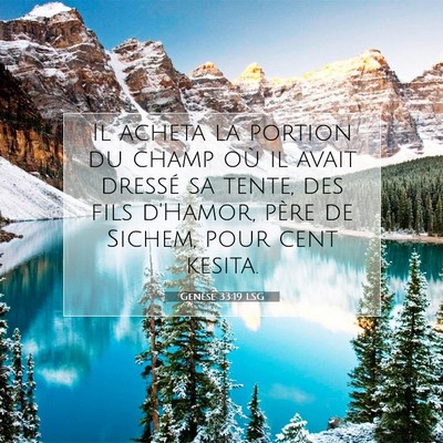 Genèse 33:19 Verset biblique expliqué