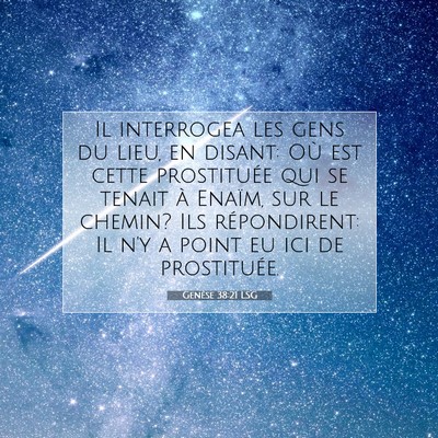 Genèse 38:21 Verset biblique expliqué