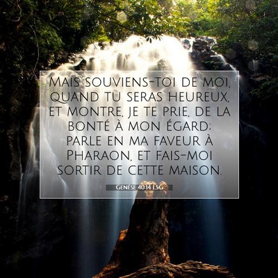 Genèse 40:14 LSG Image du verset biblique
