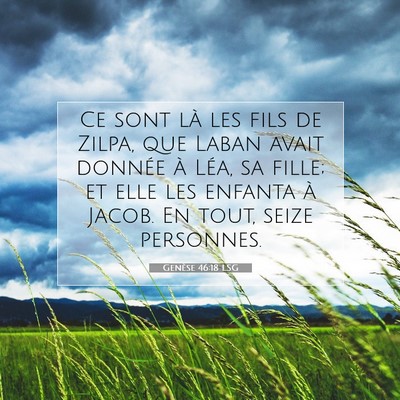 Genèse 46:18 Verset biblique expliqué