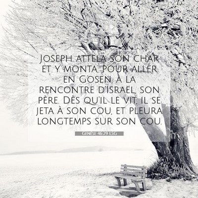 Genèse 46:29 Verset biblique expliqué