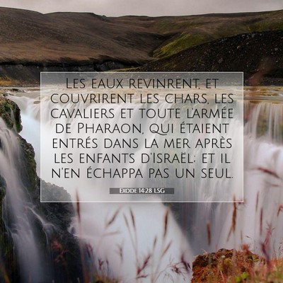 Exode 14:28 Verset biblique expliqué