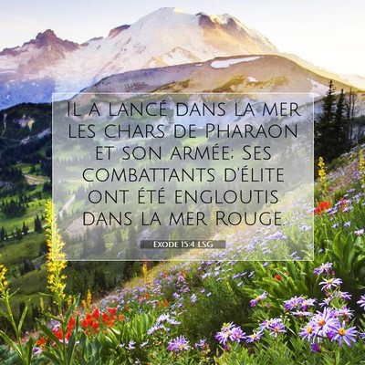 Exode 15:4 Verset biblique expliqué