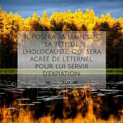 Lévitique 1:4 Verset biblique expliqué