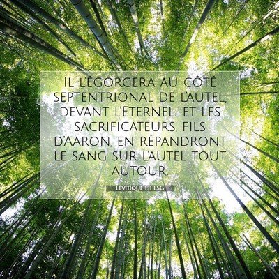 Lévitique 1:11 Verset biblique expliqué