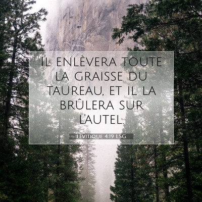 Lévitique 4:19 Verset biblique expliqué
