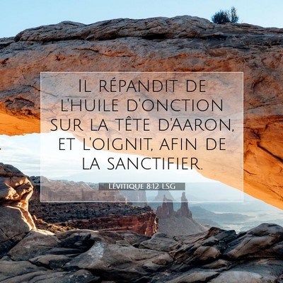 Lévitique 8:12 Verset biblique expliqué