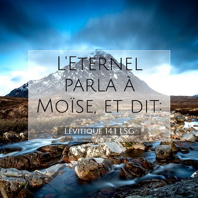 Lévitique 14:1 LSG Image du verset biblique