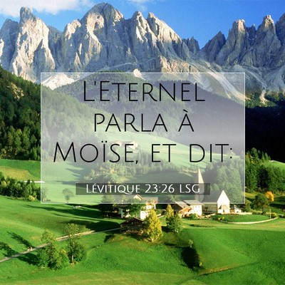 Lévitique 23:26 Verset biblique expliqué