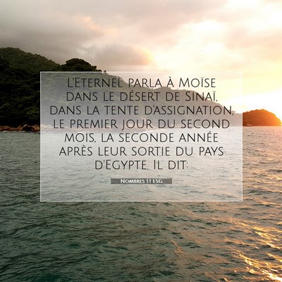 Nombres 1:1 Verset biblique expliqué