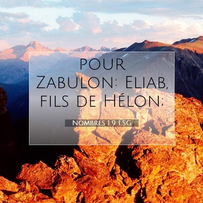 Nombres 1:9 Verset biblique expliqué