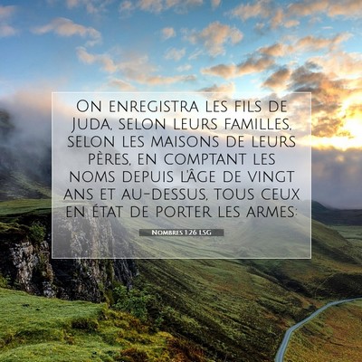 Nombres 1:26 Verset biblique expliqué