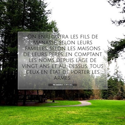 Nombres 1:34 Verset biblique expliqué