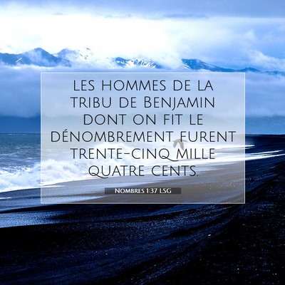 Nombres 1:37 Verset biblique expliqué