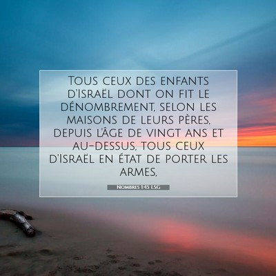 Nombres 1:45 Verset biblique expliqué