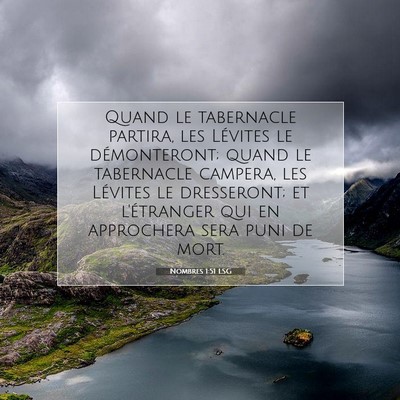Nombres 1:51 Verset biblique expliqué