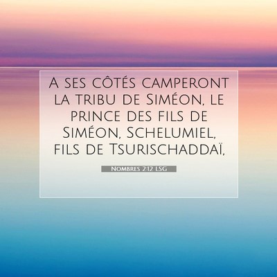 Nombres 2:12 Verset biblique expliqué