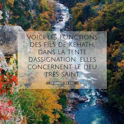 Nombres 4:4 Verset biblique expliqué
