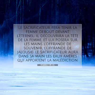 Nombres 5:18 Verset biblique expliqué