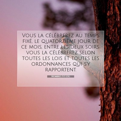 Nombres 9:3 Verset biblique expliqué