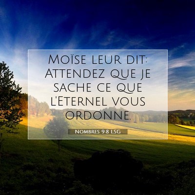 Nombres 9:8 Verset biblique expliqué