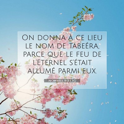 Nombres 11:3 Verset biblique expliqué