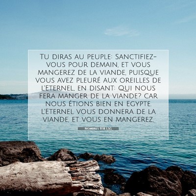 Nombres 11:18 Verset biblique expliqué