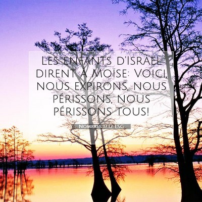 Nombres 17:12 Verset biblique expliqué