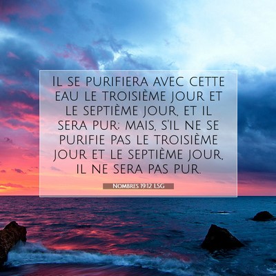 Nombres 19:12 Verset biblique expliqué