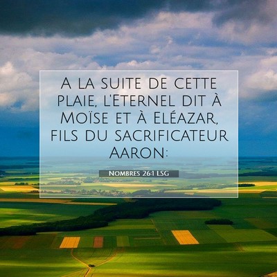Nombres 26:1 Verset biblique expliqué