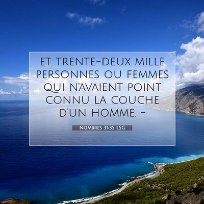 Nombres 31:35 Verset biblique expliqué