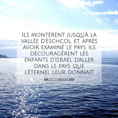 Nombres 32:9 Verset biblique expliqué