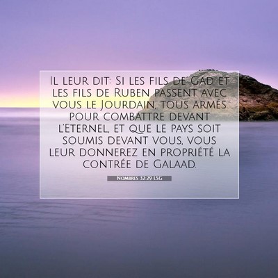 Nombres 32:29 Verset biblique expliqué