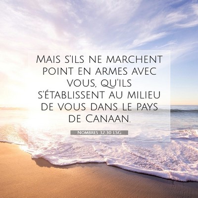 Nombres 32:30 Verset biblique expliqué