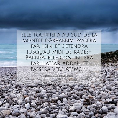 Nombres 34:4 Verset biblique expliqué