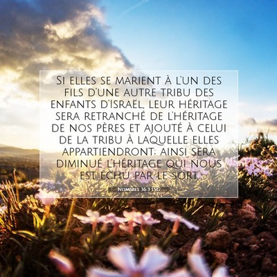 Nombres 36:3 Verset biblique expliqué