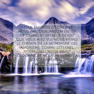 Deutéronome 1:19 Verset biblique expliqué