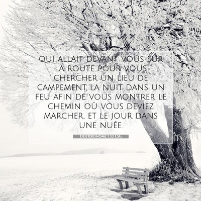 Deutéronome 1:33 Verset biblique expliqué