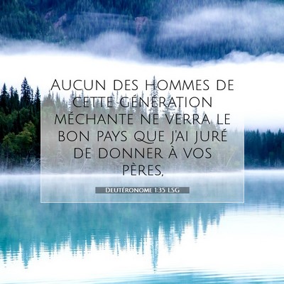 Deutéronome 1:35 Verset biblique expliqué
