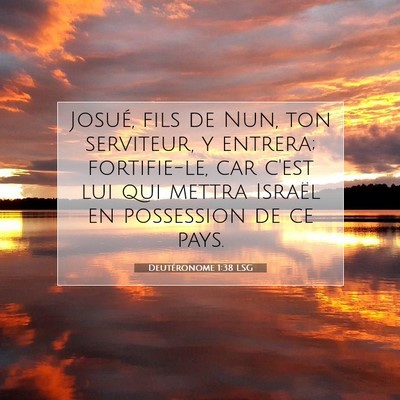 Deutéronome 1:38 Verset biblique expliqué