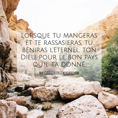 Deutéronome 8:10 Verset biblique expliqué